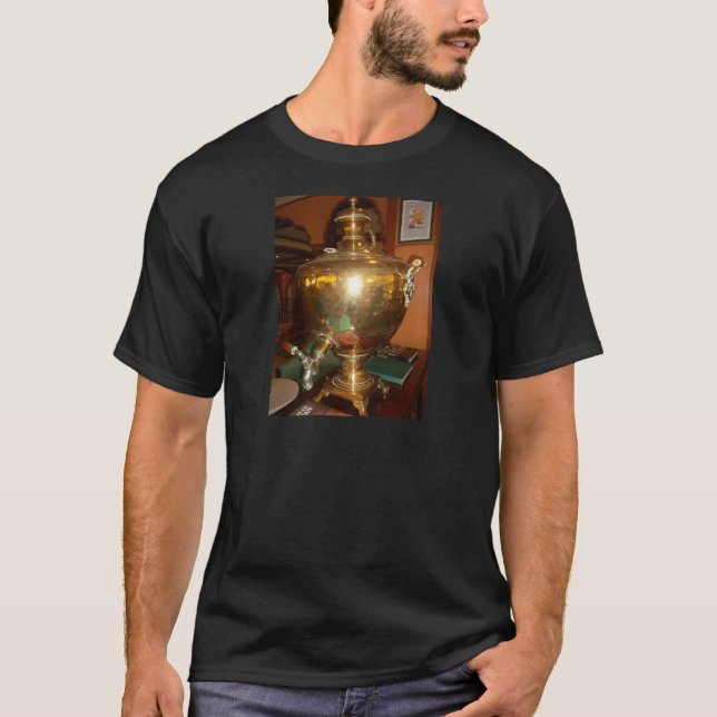 Golden tea Pot T Shirt (Framsida)