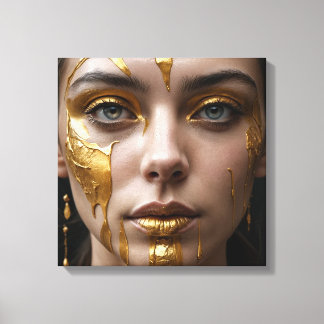 Golden Tears Canvastryck