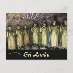 Golden Temple of Dambulla Sri Lanka Vykort