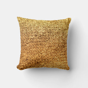Golden Textil: glamorös makrobakgrund. Kudde