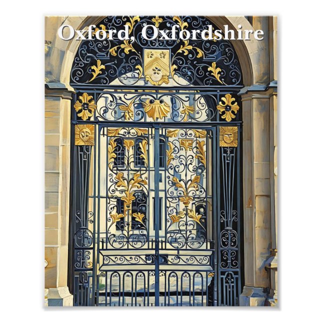 Golden Threshold - Ornate Grind i Oxford Fototryck (Framsidan)