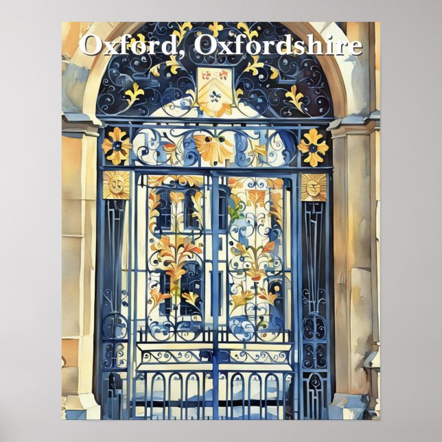 Golden Threshold - Ornate Grind i Oxford Poster (Framsidan)