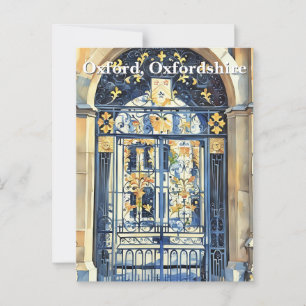 Golden Threshold - Ornate Grind i Oxford Vykort