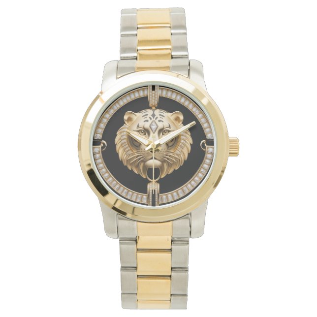 Golden Tiger Watch Armbandsur (Framsida)