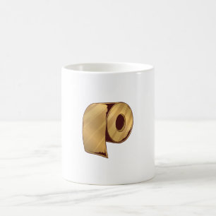 Golden Toilet Papper Kaffemugg