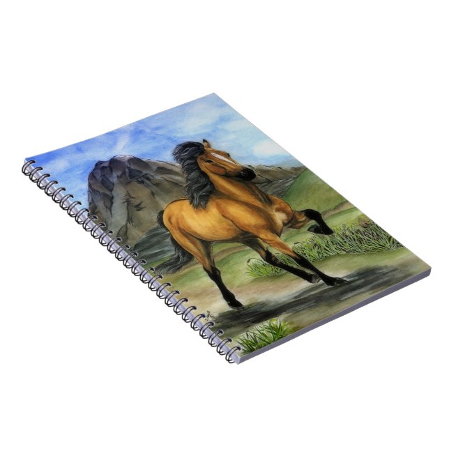 Golden Tolt Anteckningsbok Med Spiral (Högra Sidan)