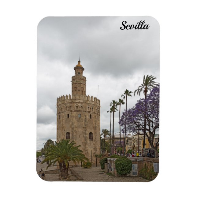 Golden torn i Sevilla Magnet (Vertikal)