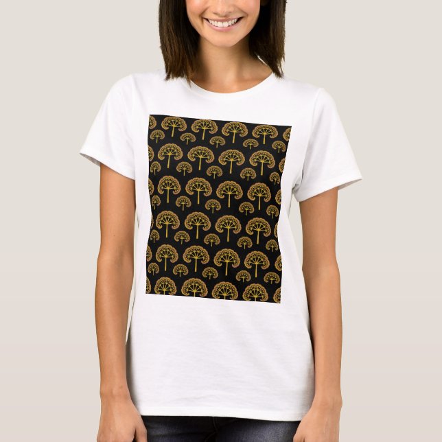 Golden Träd T Shirt (Framsida)