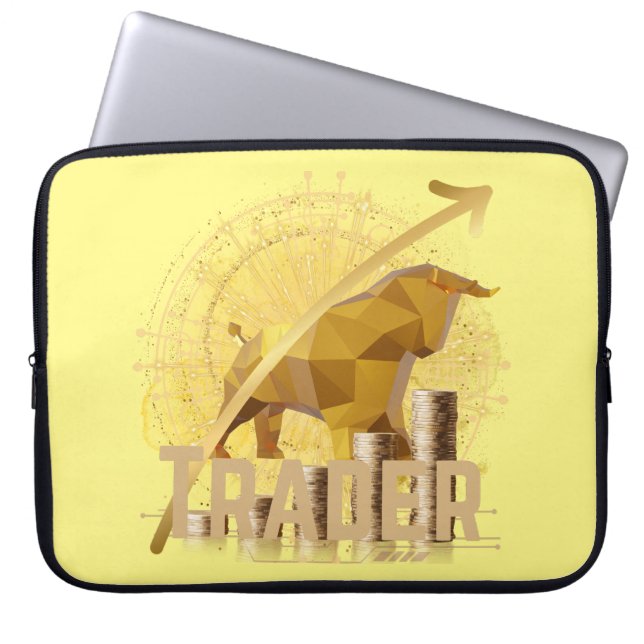 Golden Trader Laptop Fodral (Framsidan)