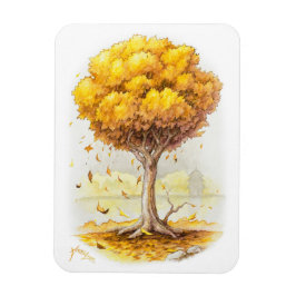 Golden Tranquibility Magnet