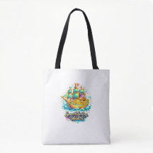 Golden Treasure Ship Totebag | Rikedom & Framgång