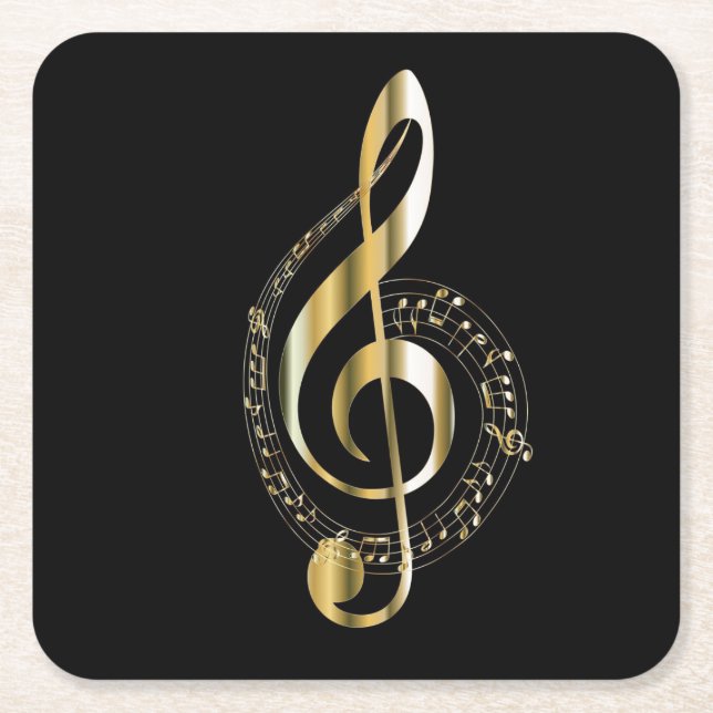 Golden Treble Clef Underlägg (Framsidan)