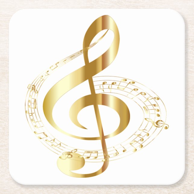 Golden Treble Clef Underlägg (Framsidan)
