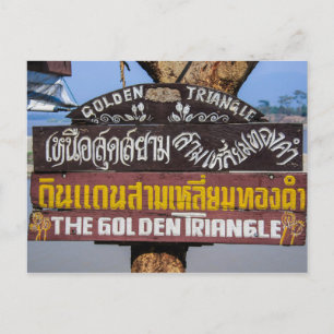 Golden Triangle Thailand Vykort