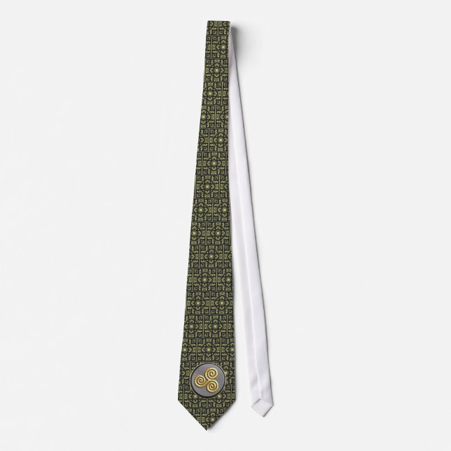 Golden Triskele Decorative Tie Slips (Framsida)