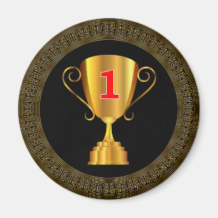 Golden trophy kopp magnet