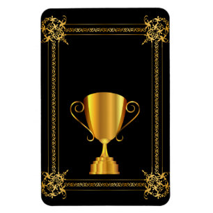 Golden trophy kopp magnet