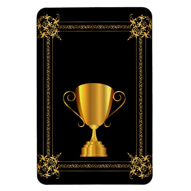 Golden trophy kopp magnet (Vertikal)