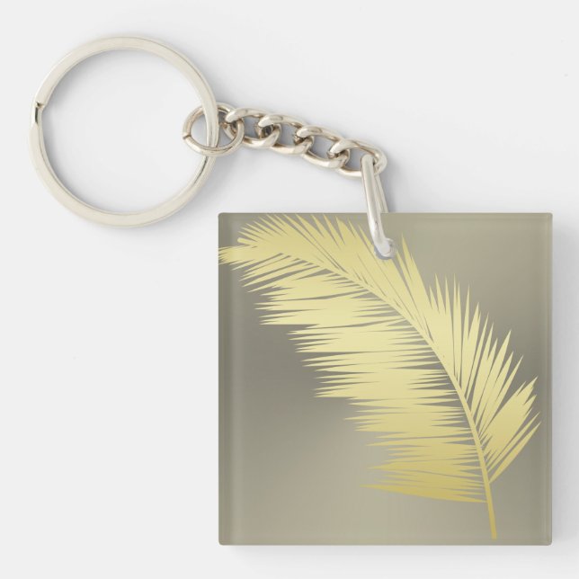 Golden Tropical Handflatan löv (Framsidan)