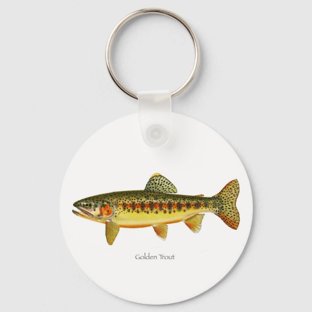 Golden Trout Keychain Nyckelring (Framsida)