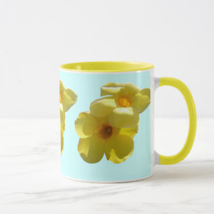 Golden Trumpet Flowers I Mugg