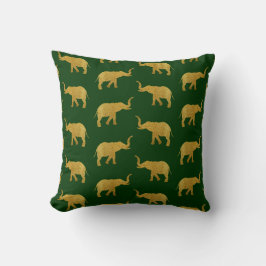 Golden Trumpeting Elephants Kudde