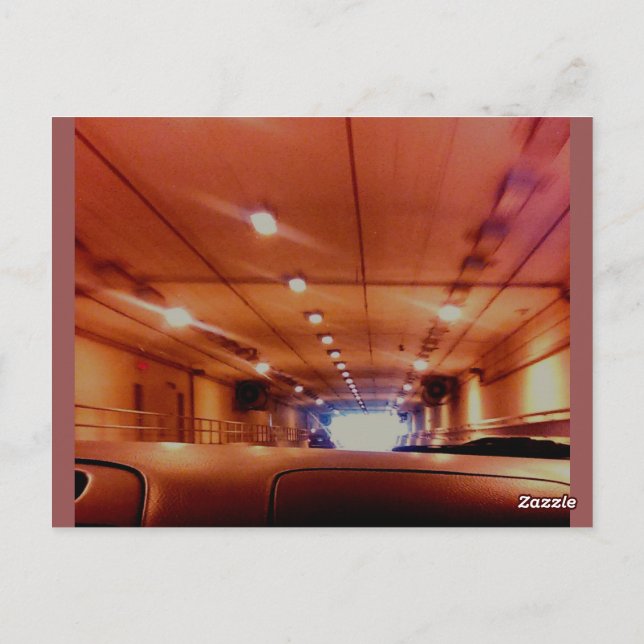 GOLDEN TUNNEL VYKORT (Baksida)