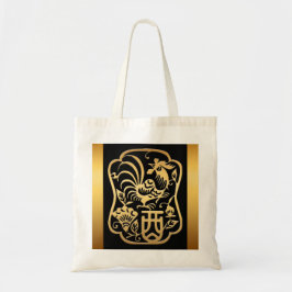 Golden Tupp Chinese Year Zodiac Black 1 Bag Tygkasse