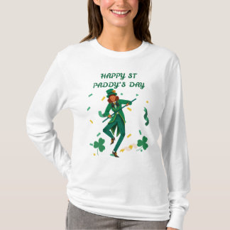 "Golden Tur - St. Patrick's Långärmad Tee" T Shirt