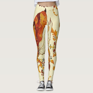 Golden twist leggings