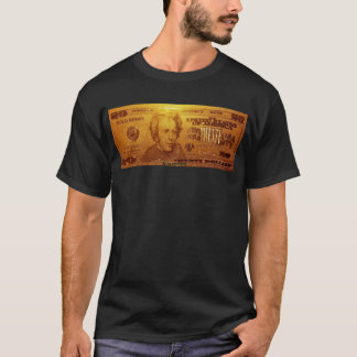 Golden U.S. Bill 20 dollar Tee