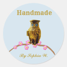 Golden Uggla Handmade Sticker