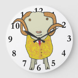 Golden Ull Stor Klocka