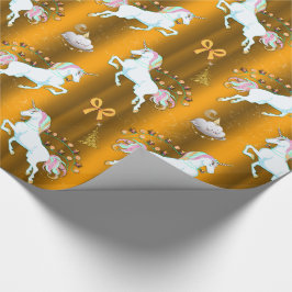 Golden Unicorn-jul Presentpapper