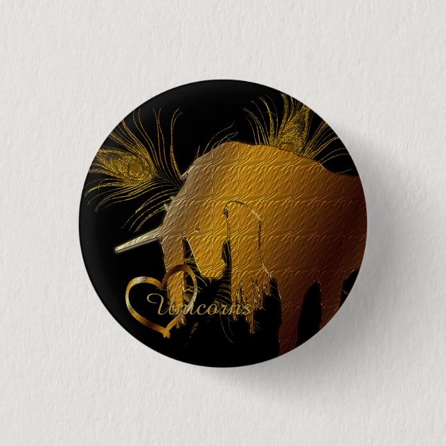 Golden Unicorn Knapp (Framsida)