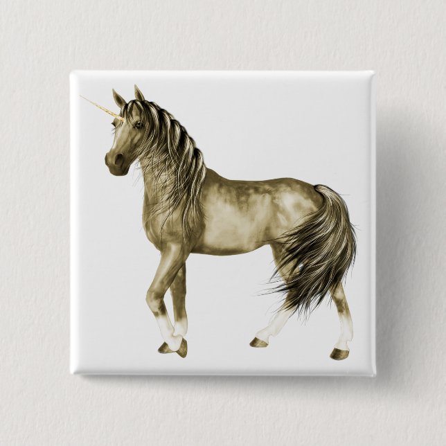 Golden Unicorn-knappen Knapp (Framsida)