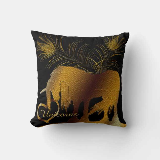 Golden Unicorn Kudde (Framsida)