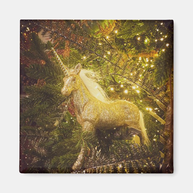 Golden Unicorn Magnet (Framsidan)