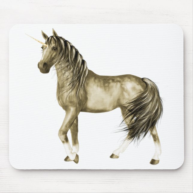 Golden Unicorn Mousepad Musmatta (Framsidan)