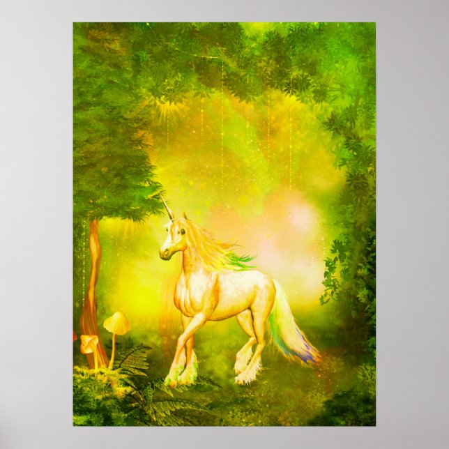 Golden Unicorn Poster (Framsidan)