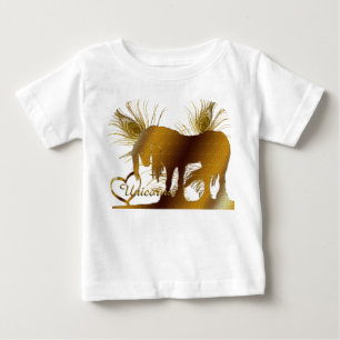 Golden Unicorn T Shirt