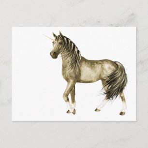 Golden Unicorn-vykort Vykort