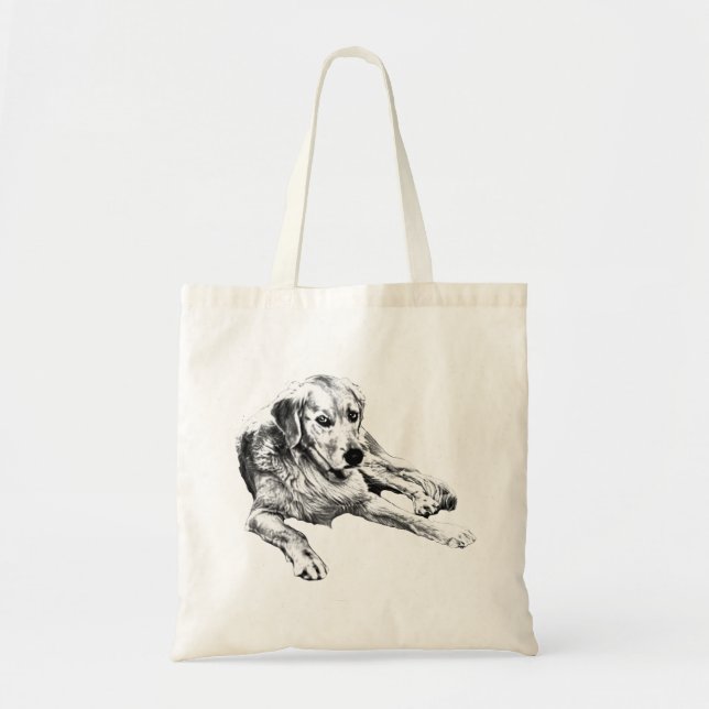 Golden, utjämnade skuggtoner tygkasse (Framsidan)