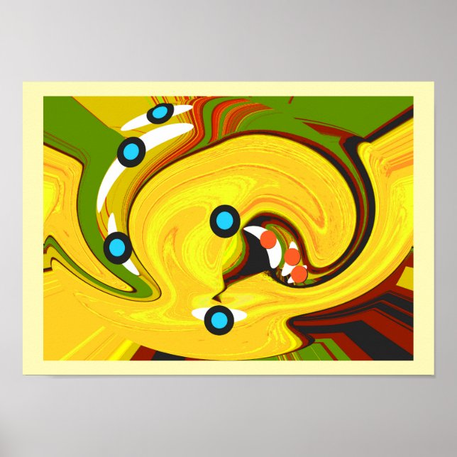 Golden väg art poster (Framsidan)