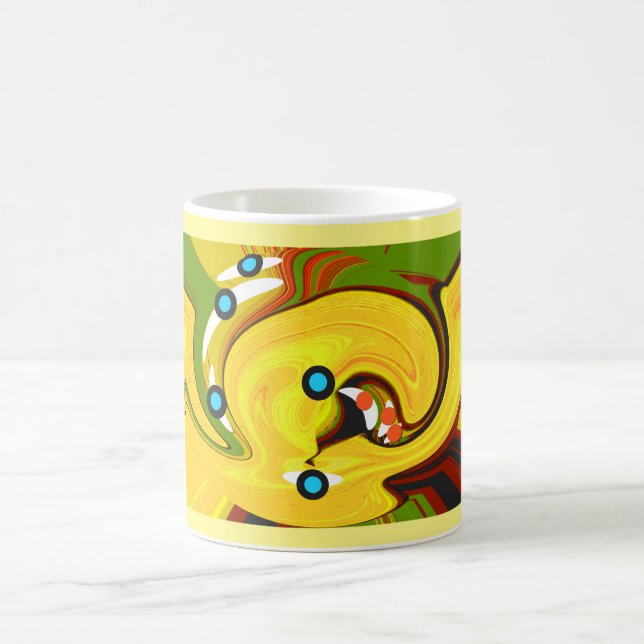 Golden väg kaffemugg (Center)