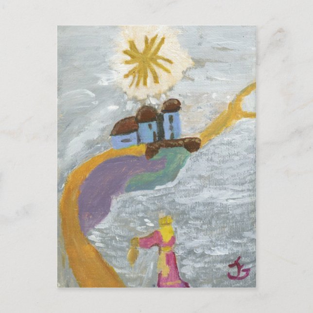 Golden Väg Vykort (Framsida)