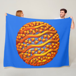 Golden Vågar Fleece Blanket