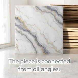 Golden Veil Marble tile Kakelplatta
