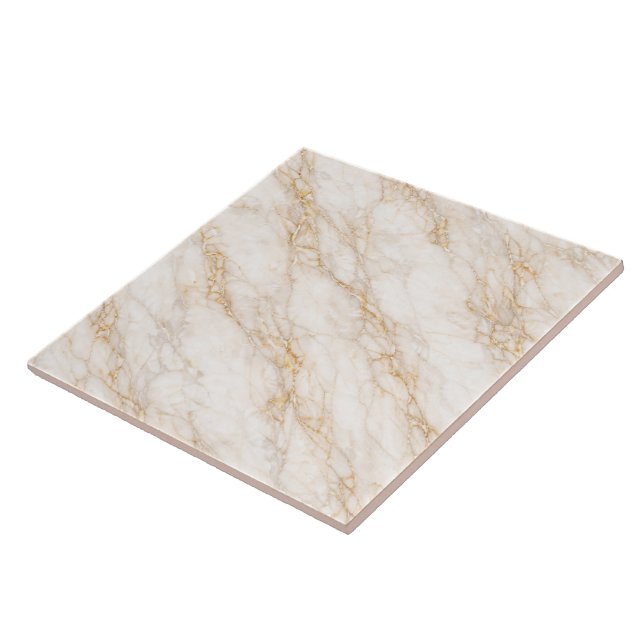 Golden Vein Marble – Lyxig keramisk platta Kakelplatta (Sidan)