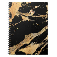 Golden Veins on Black Marble-Abstrakt Luxe Struktu